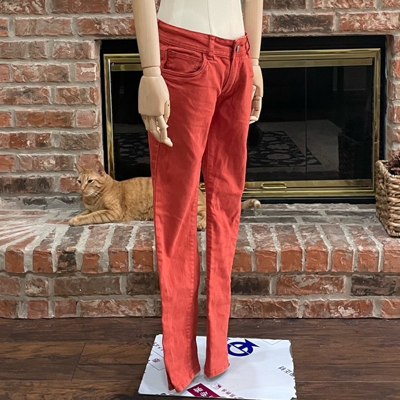 Romeo & Juliet Couture orange bootcut jeans / 26 / Excellent condition - Picture 4 of 14